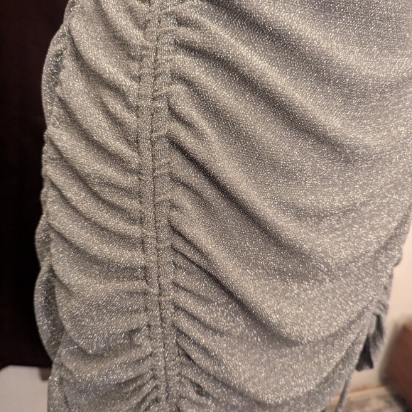 Adorable side ruched glitter mini - Picture 3 of 3